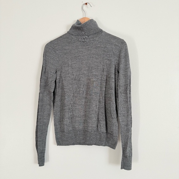 GAP Merino Wool Turtleneck Grey - Picture 1 of 4